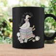 Retro Book SLP Goose On The Loose Speech Language Pathology Graphic Print Coffee Mug Gifts ideas