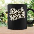 Retro Book Worm Reading For Book Lovers Graphic Print Coffee Mug Gifts ideas