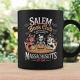 Retro Salem Book Club Bookish Witchy Spooky Halloween Graphic Print Coffee Mug Gifts ideas
