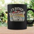 Retro Vintage I'd Rather Be Reading Book Lover Reader Graphic Print Coffee Mug Gifts ideas Retro Vintage I'd Rather Be Reading Book Lover Reader Graphic Print Coffee Mug Gifts ideas
