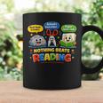 Rock Paper Scissors Nothing Beats Reading Book Lovers Graphic Print Coffee Mug Gifts ideas