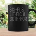Science Fiction Literary Fiction Gothic Horror Book Readers Graphic Print Coffee Mug Gifts ideas