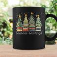 Seasons Readings All Booked For Christmas Book Reading Lover Graphic Print Coffee Mug Gifts ideas
