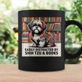 Shih Tzu Dog Shihtzu Dog Books Nerds Reader Shitzhu Shih Tzu Graphic Print Coffee Mug Gifts ideas