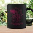Skeleton Reading Book Just One More Chapter Graphic Print Coffee Mug Gifts ideas