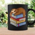 Sloth Napping On Book Stack Graphic Print Coffee Mug Gifts ideas