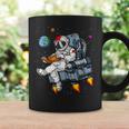 Space Astronaut Reading Book Bookworm Nerd Librarian Graphic Print Coffee Mug Gifts ideas