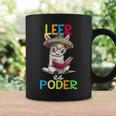 Spanish Reading Book Lover Sloth Maestra Leer Es Poder Graphic Print Coffee Mug Gifts ideas