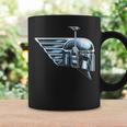 Star Wars The Book Of Boba Fett Chrome Helmet Logo Graphic Print Coffee Mug Gifts ideas