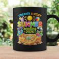 Summer Reading 2026 Unearth a Story Book Reading Graphic Print Coffee Mug Gifts ideas