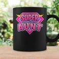 Super Aunt Superhero Grandmother Comic Book Matching Graphic Print Coffee Mug Gifts ideas
