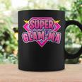 Super Glam-Ma Superhero Grandmother Comic Book Graphic Print Coffee Mug Gifts ideas