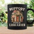 Support Public Libraries Floral Bookshelf Graphic Print Coffee Mug Gifts ideas Support Public Libraries Floral Bookshelf Graphic Print Coffee Mug Gifts ideas