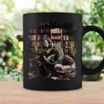 T-Rex Dinosaur Reading Books In Book Library Bookstore Graphic Print Coffee Mug Gifts ideas T-Rex Dinosaur Reading Books In Book Library Bookstore Graphic Print Coffee Mug Gifts ideas