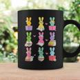 Teacher Easter Reading Bunnies Book Lover Bunny Graphic Print Coffee Mug Gifts ideas
