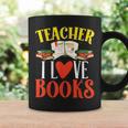 Teacher Survival Kit Items i Love Books Teaching For Men Women Graphic Print Coffee Mug Gifts ideas