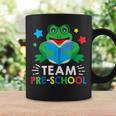 Team Pre-School Reading Frog Back To School Book Lover Graphic Print Coffee Mug Gifts ideas Team Pre-School Reading Frog Back To School Book Lover Graphic Print Coffee Mug Gifts ideas