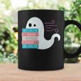 Threadless Grey Sky Chai Trans Book Pride Ghost Graphic Graphic Print Coffee Mug Gifts ideas
