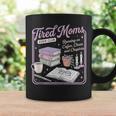 Tired Moms Book-Club Coffee Chaos Chapters Mom Graphic Print Coffee Mug Gifts ideas