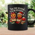 ’Tis The Season To Be Reading Book Lover Graphic Print Coffee Mug Gifts ideas