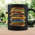 History Book Stack Leaders African American Pride Graphic Print Coffee Mug Gifts ideas