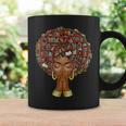 History Month Afro Book Lover Women Girls Librarian Graphic Print Coffee Mug Gifts ideas