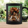 History Month Black Afro Girl Women Book Lovers Floral Graphic Print Coffee Mug Gifts ideas History Month Black Afro Girl Women Book Lovers Floral Graphic Print Coffee Mug Gifts ideas
