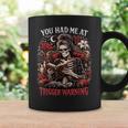 You Had Me At Trigger Warning Dark Romance Smut Books Graphic Print Coffee Mug Gifts ideas