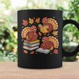 Turkey Reading Books Fall Thanksgiving Teacher Librarian Graphic Print Coffee Mug Gifts ideas Turkey Reading Books Fall Thanksgiving Teacher Librarian Graphic Print Coffee Mug Gifts ideas