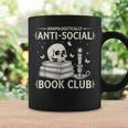 Unapologetically Anti-Social Book Club Introvert Reader Graphic Print Coffee Mug Gifts ideas