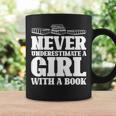 Never Underestimate a Girl With a Book Aesthetic Graphic Graphic Print Coffee Mug Gifts ideas Never Underestimate a Girl With a Book Aesthetic Graphic Graphic Print Coffee Mug Gifts ideas