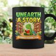 Unearth A Story Dinosaur Summer Reading 2026 Books Graphic Print Coffee Mug Gifts ideas Unearth A Story Dinosaur Summer Reading 2026 Books Graphic Print Coffee Mug Gifts ideas