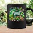 Unearth a Story Library Summer Reading 2026 Dinosaur Book Graphic Print Coffee Mug Gifts ideas