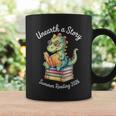 Unearth a Story Summer Reading 2026 Book Lovers Fun Graphic Print Coffee Mug Gifts ideas