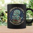 Unearth A Story Summer Reading 2026 Cute Dinosaur Reading Graphic Print Coffee Mug Gifts ideas Unearth A Story Summer Reading 2026 Cute Dinosaur Reading Graphic Print Coffee Mug Gifts ideas