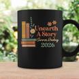 Unearth a Story Summer Reading 2026 Library Teachers Book Graphic Print Coffee Mug Gifts ideas