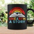 Unearth a Story Summer Reading 2026 Vintage Book Rainbow Graphic Print Coffee Mug Gifts ideas Unearth a Story Summer Reading 2026 Vintage Book Rainbow Graphic Print Coffee Mug Gifts ideas