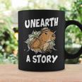 Unearth A Story Summer Reading Program 2026 Capybara Book Graphic Print Coffee Mug Gifts ideas