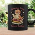 Unearth a Story Summer Reading T-Rex Book Lover Graphic Print Coffee Mug Gifts ideas
