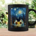 Van Gogh Starry Night Ghost Book Reading Camping Halloween Graphic Print Coffee Mug Gifts ideas Van Gogh Starry Night Ghost Book Reading Camping Halloween Graphic Print Coffee Mug Gifts ideas
