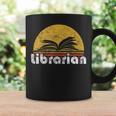 Vintage Reading Book Librarian Retro Sunset Graphic Print Coffee Mug Gifts ideas
