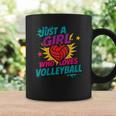 Volleyball Comic Book Art Just a Girl Who Loves Volleyball Graphic Print Coffee Mug Gifts ideas Volleyball Comic Book Art Just a Girl Who Loves Volleyball Graphic Print Coffee Mug Gifts ideas