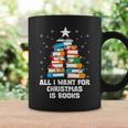 All I Want For Christmas Is Books Xmas Book Reader Reading Graphic Print Coffee Mug Gifts ideas
