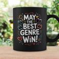 Whimsical Book Genre Battle Graphic Print Coffee Mug Gifts ideas Whimsical Book Genre Battle Graphic Print Coffee Mug Gifts ideas