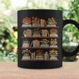 Whimsical Books And Blooms Graphic Print Coffee Mug Gifts ideas