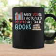 Why Yes I Actually Do Need All These Books Book Lovers Read Graphic Print Coffee Mug Gifts ideas