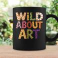 Wild About Art Books Animal Safari Children's Art Teacher Graphic Print Coffee Mug Gifts ideas Wild About Art Books Animal Safari Children's Art Teacher Graphic Print Coffee Mug Gifts ideas