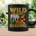 Wild About Reading Back To School Teacher Books Read Graphic Print Coffee Mug Gifts ideas