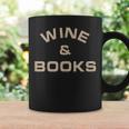 Wine & Books Wine Graphic Print Coffee Mug Gifts ideas
