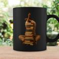 Woman Reading Book Stack Afro Girl Book Melanin Reader Graphic Print Coffee Mug Gifts ideas